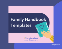 Download our free Family Handbook Templates