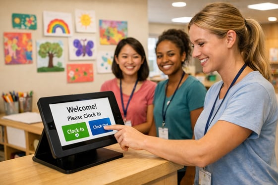 childcare staff time tracking