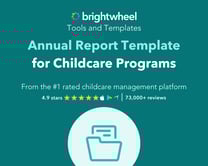 Annual Report Template for Childcare Programs - brightwheel