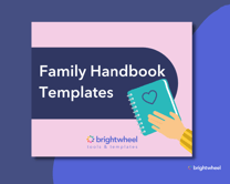 Download our free Family Handbook Collection templates