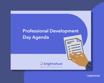 Download our free Professional Development Day Agenda template