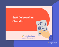 Download our free Staff Onboarding Checklist