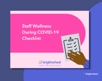 Staff Wellness Checklist - blog module CTA