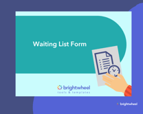 Download our free Waiting List Form template