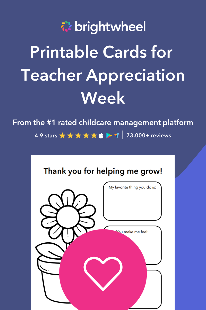 Printable Cards for Teacher Appreciation Week