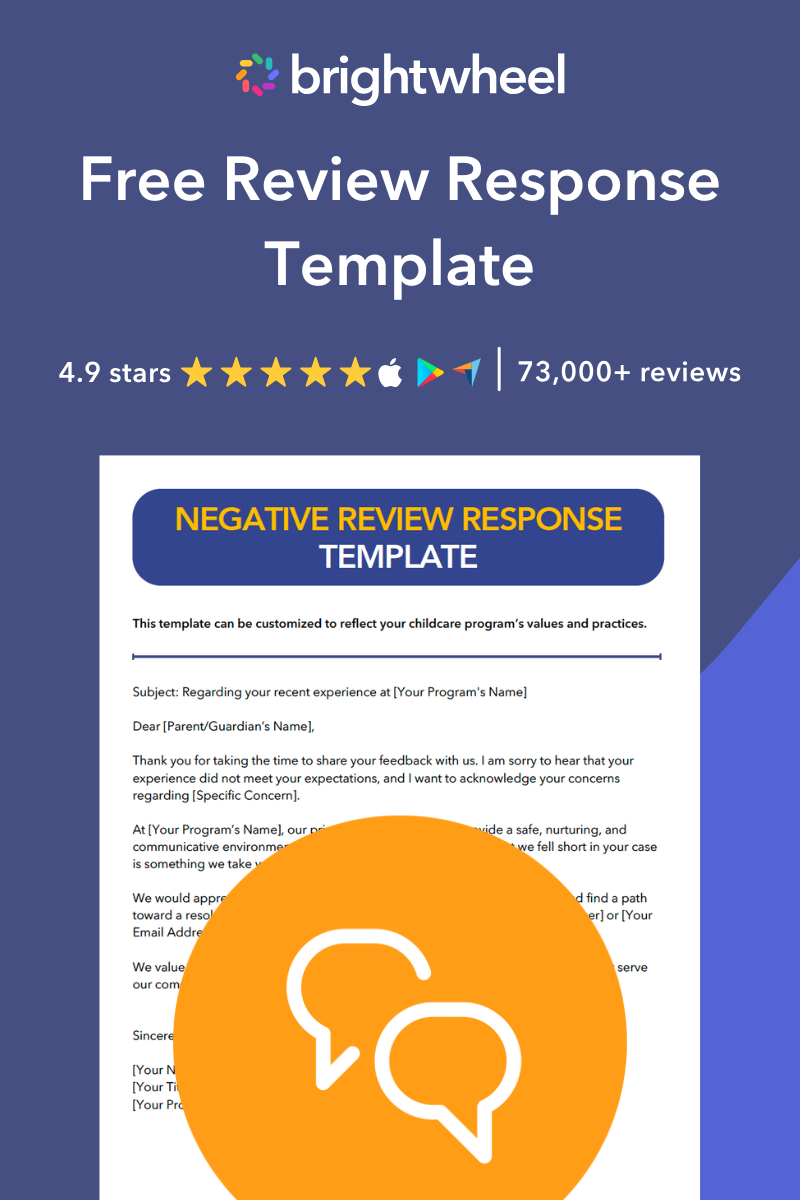 Review Response Template - brightwheel