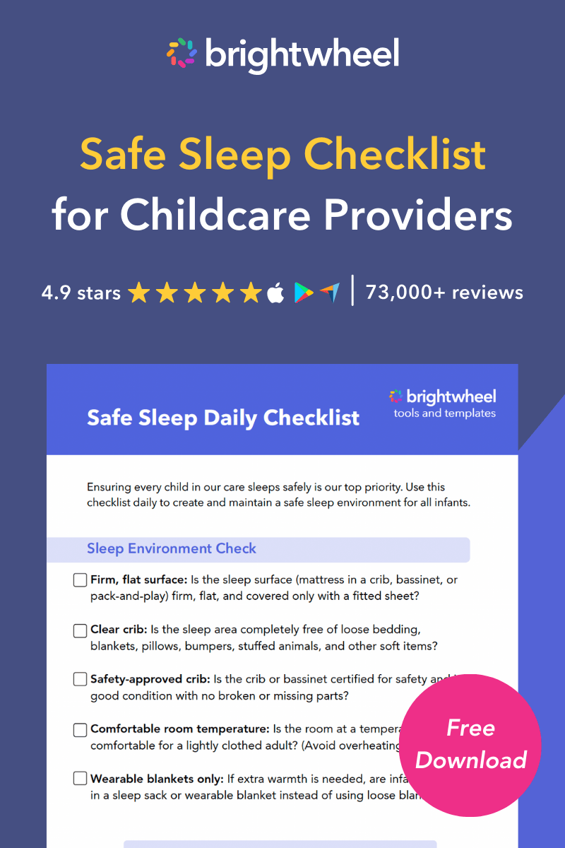 Safe Sleep Checklist - brightwheel