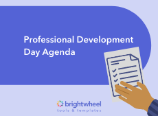 Professional Development Day Agenda - brightwheel