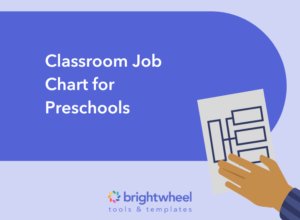 Classroom Job Chart for Preschools