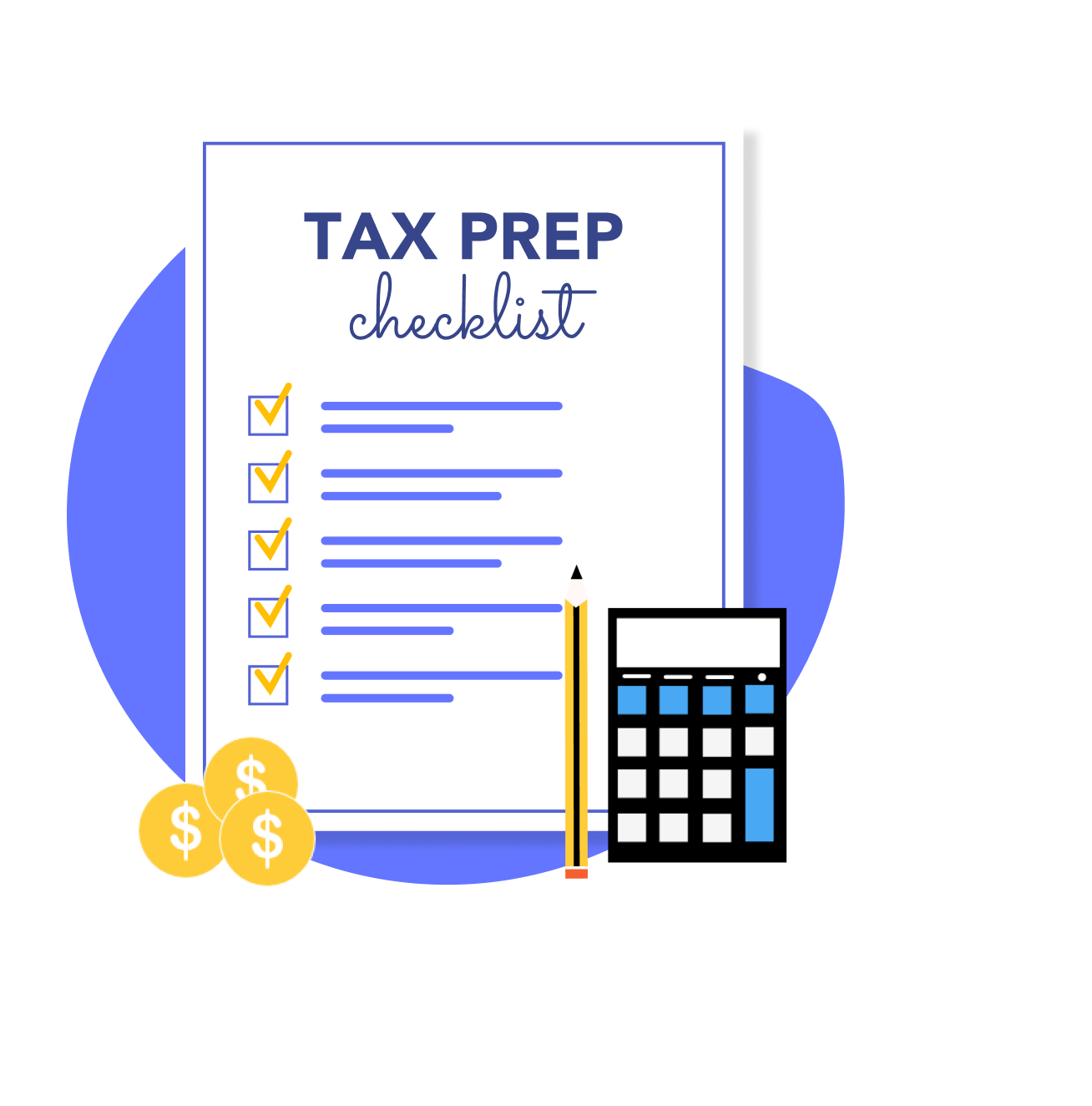An image of 2023 tax preparation checklist offer