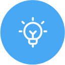 An icon image of light bulb that represents efficiency driving tools in brightwheel.