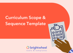 Curriculum Scope and Sequence Template