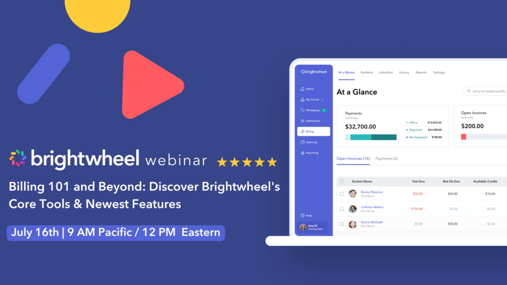 Billing 101 and Beyond: Discover Brightwheel’s Core Tools & Newest Features